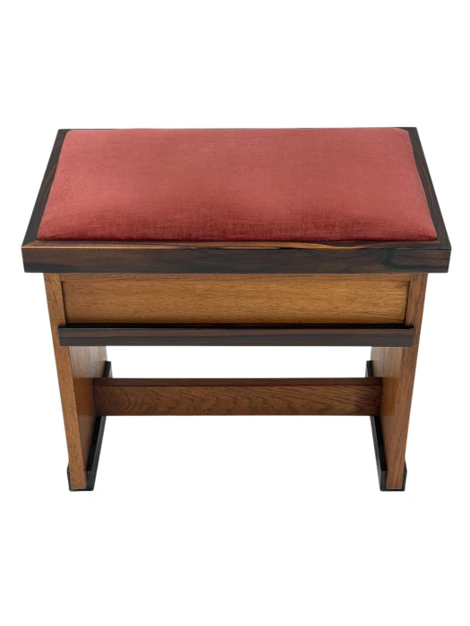 Art Deco Modernistl Stool by Hendrik Wouda for Pander, 1924
